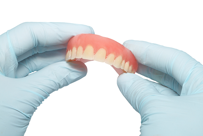 Prótesis dental removible de arcada superior
